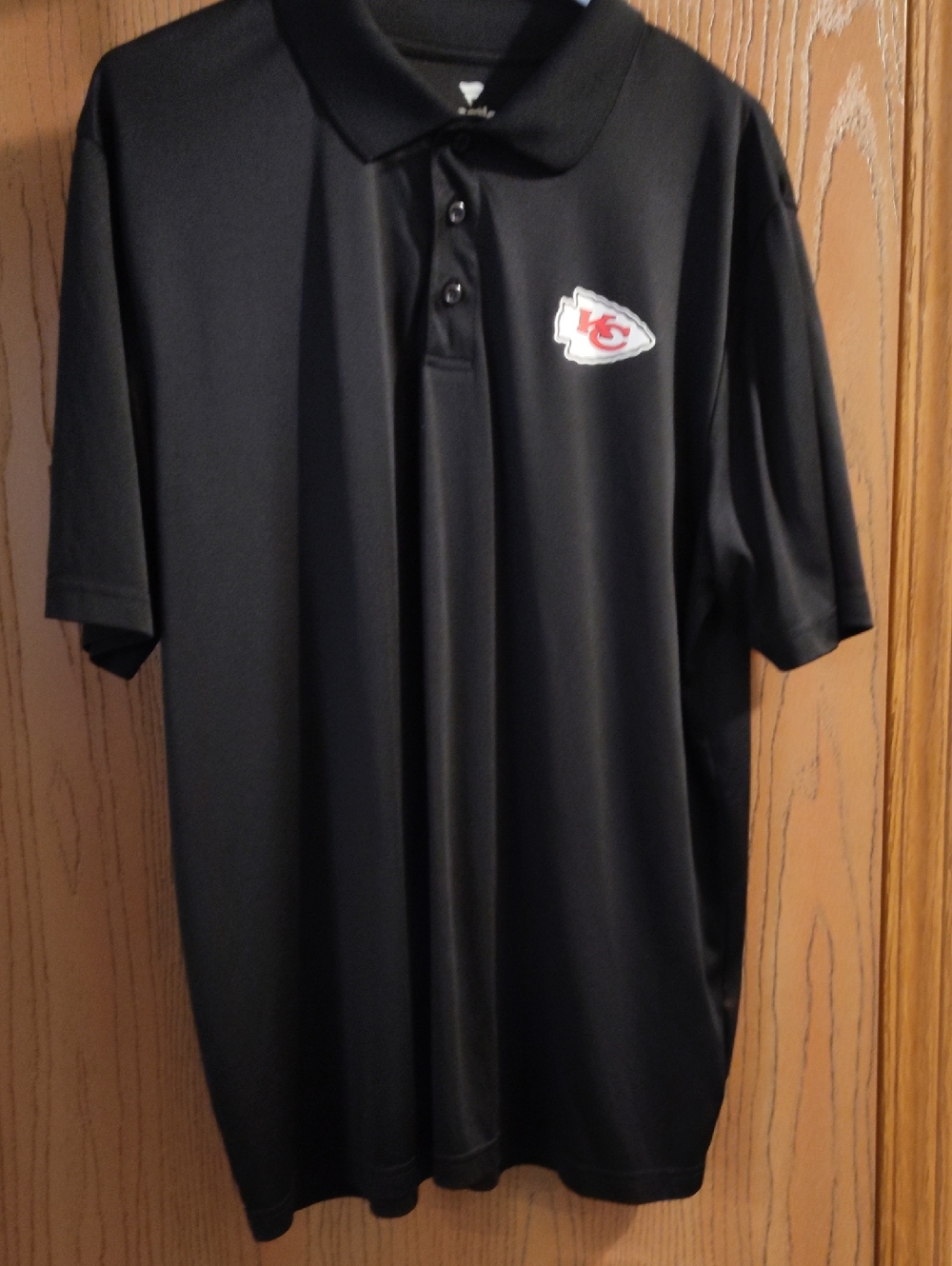 Fanatics Black Kansas City Chiefs Polo with Team Patch